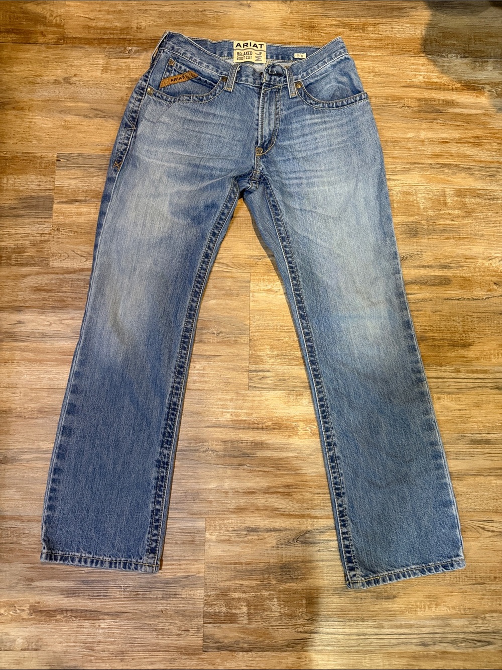 Ariat Men’s Faded Blue Relaxed Jeans